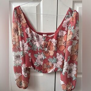 ARITZIA WILFRED Floral Women's Top - Multicolor (S)